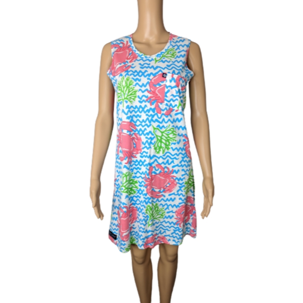 Simply Southern Crab Print Tank Dress XS/S